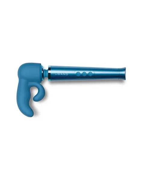 Le Wand Petite Dual Weighted Silicone Attachment - Dark Blue
