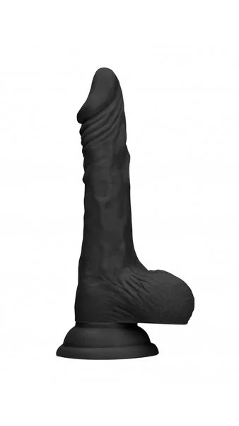 Realrock Dong with testicles 10'' - Black