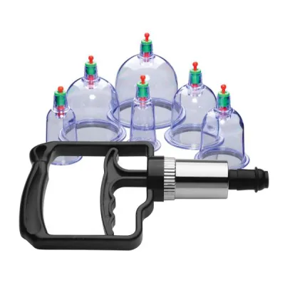 Sukshen 6 Piece Cupping Set With Acu Points