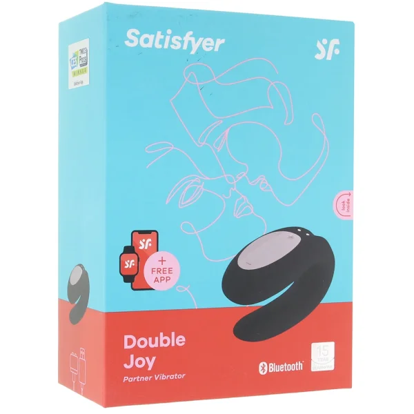 Satisfyer Double Joy App-Enabled Wearable Couples Vibrator