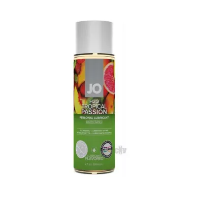 Jo H2o Flavored Tropical Passion Lubricant 2 Oz