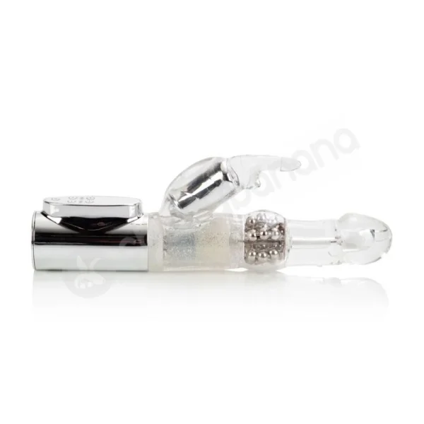 Clear Platinum Collection Intermediate Jack Rabbit Vibrator