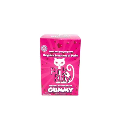 Pink Kitty Gummy Sensual Enhancement 24 Ct Enhancement 24 Ct Display