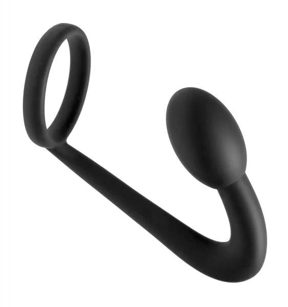 Prostatic Explorer Silicone Cock Ring And Prostate Plug — image 4 of 6
