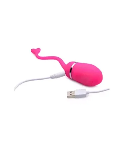 Frisky Luv Pop Rechargeable Remote Control Silicone Egg Vibe - Pink - 6.5 Inches — image 5 of 6