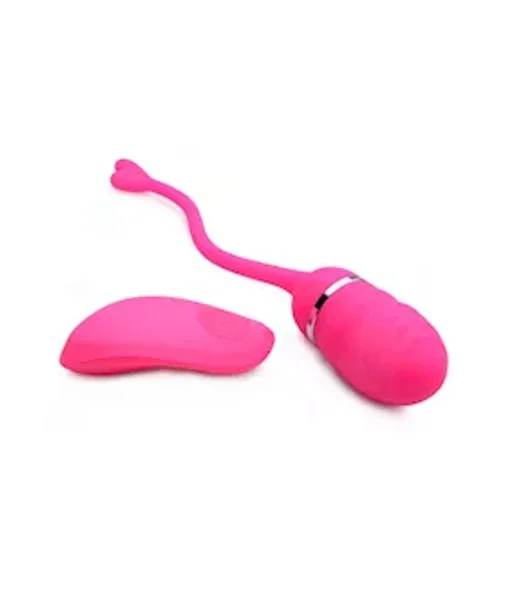 Frisky Luv Pop Rechargeable Remote Control Silicone Egg Vibe - Pink - 6.5 Inches — image 2 of 6