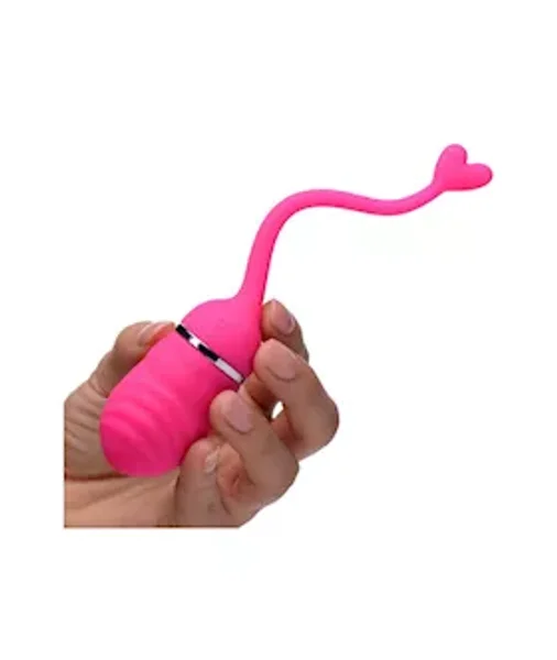 Frisky Luv Pop Rechargeable Remote Control Silicone Egg Vibe - Pink - 6.5 Inches — image 6 of 6