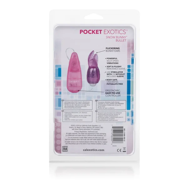 Pocket Exotics Snow Bunny Bullet - Pink — image 17 of 18