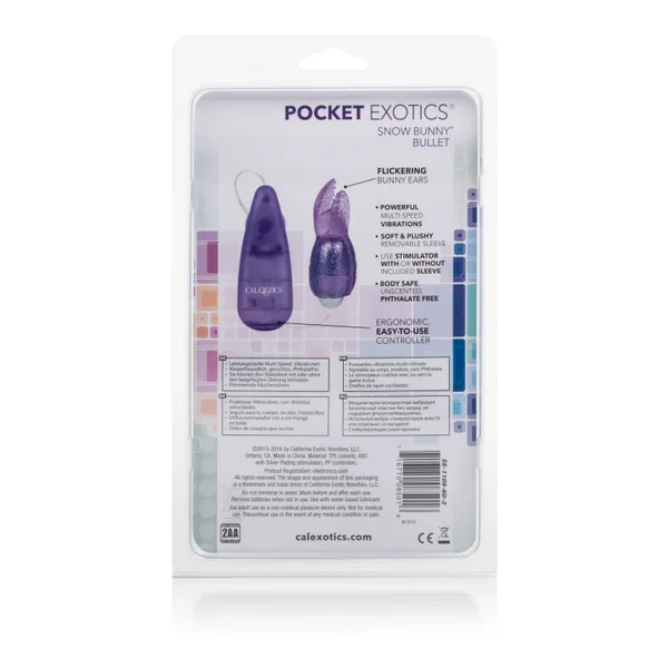 Pocket Exotics Snow Bunny Bullet - Purple — image 23 of 23