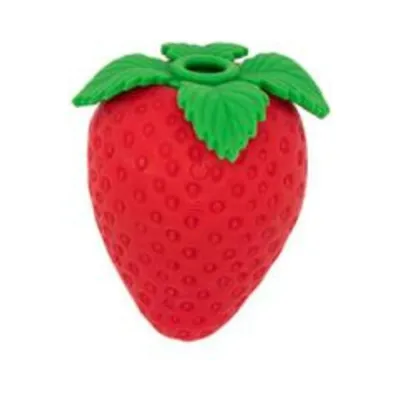 Luxury Vibrators Emojibator Strawberry Emoji Vibrator Suction