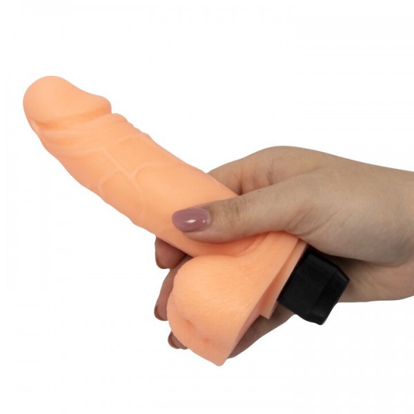 Sweet Spot Light Tone Vibrating Dildo - 6 Inch