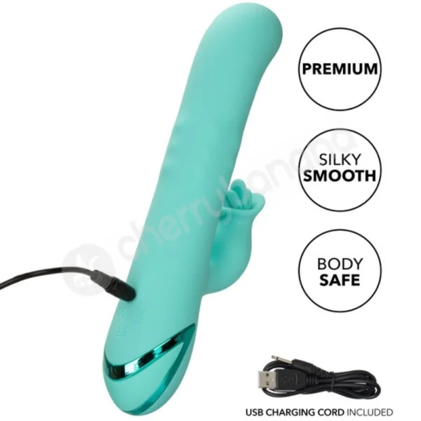 California Dreaming Bel Air Bombshell Rotating Action & Clit Stimulation Vibrator