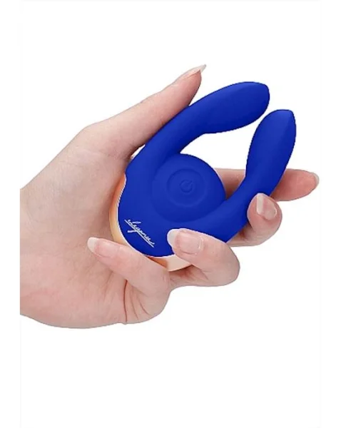 Dual Motor Clitoral Stimulator - Fancy   - Blue