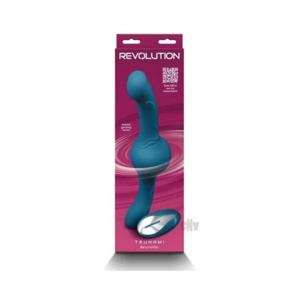 Luxury Vibrators: Revolution Tsunami Teal