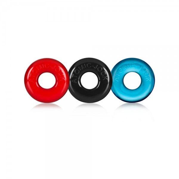 Ringers Coloured Cock Rings x 3
