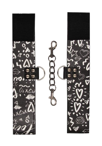 Printed Hand Cuffs - Love Street Art Fashion