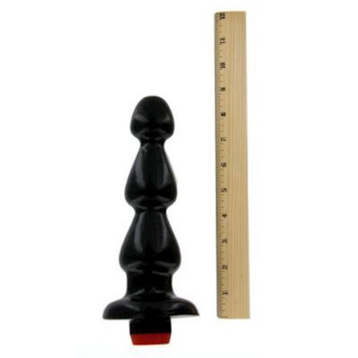 Three Bumps For Your Rump Vibrating Black Medium