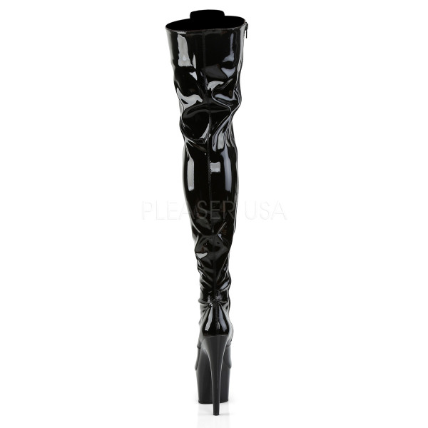7 inches Heel, 2 3/4 inches PF Stretch PF Thigh Boot, Side Zip — image 4 of 4