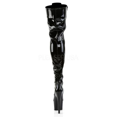 7 inches Heel 2 3 4 inches PF Stretch PF Thigh Boot Side Zip