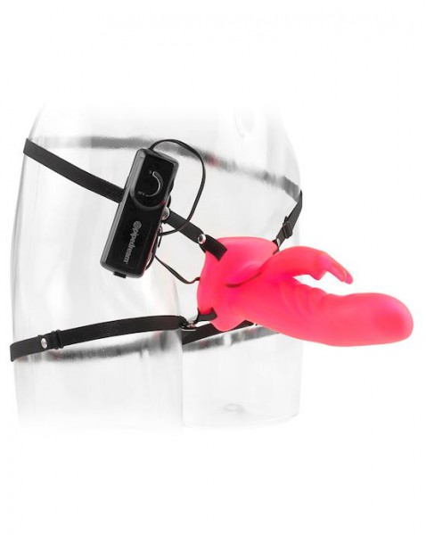 Fetish Fantasy Series Wonderful Wabbit Hollow Strap-on - Pink