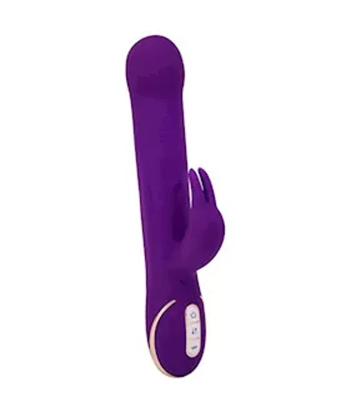 Seven Creations Tres Chic Rabbit Vibrator - Purple - 9 Inch — image 4 of 5