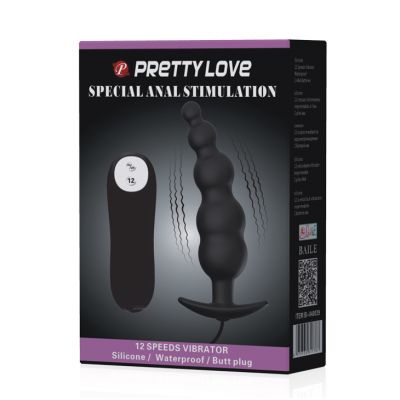 4 7 Ribbed Vibrating Butt Plug