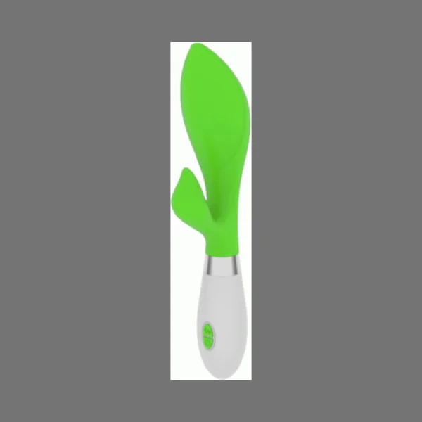 Luna Neon Achelois Ultra-soft Silicone Dual Stimulator Green