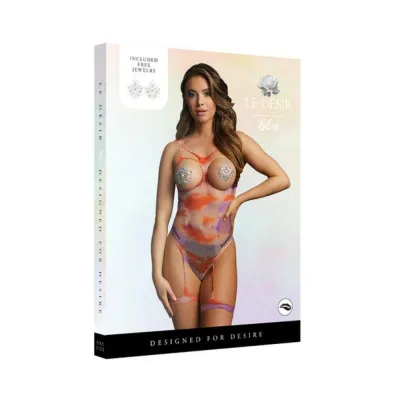 Shots Le Desir Open cup Strappy Teddy Dazzling Sticker O s
