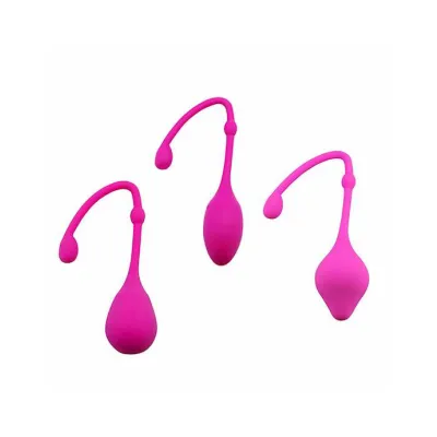 Silicone Beginner Kegel Set No 2 Pink
