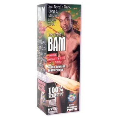 Bam Huge 13 Inch Realistic Cock With Removable Vac U Lock Suction Cup