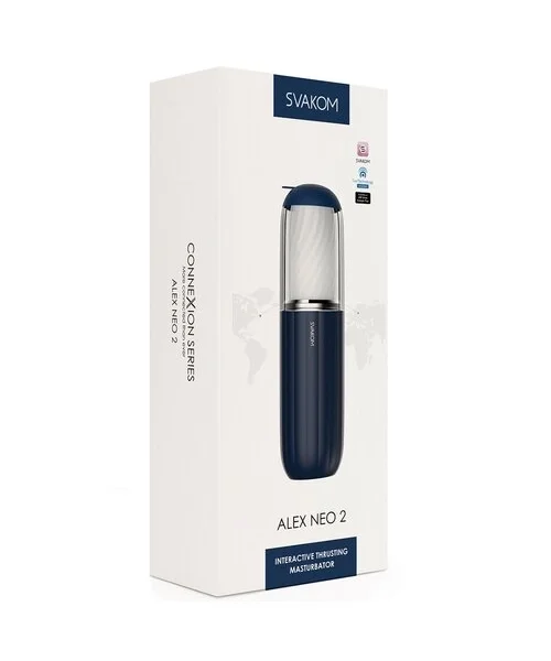 Svakom Alex Neo 2 7 Function App Controlled Thrusting Masturbator