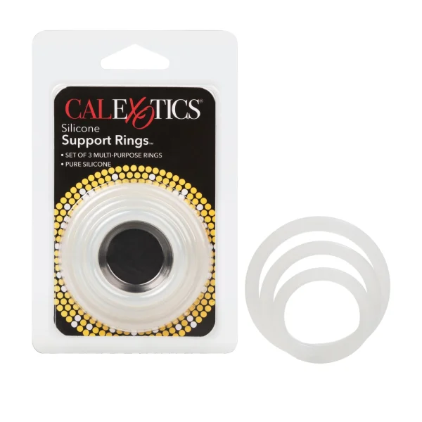 Silicone Support Rings - Black