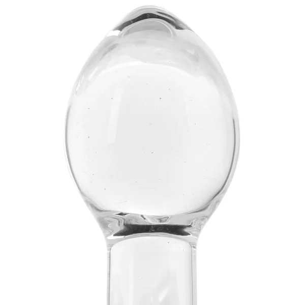 Crystal Premium Glass Large Butt Plug