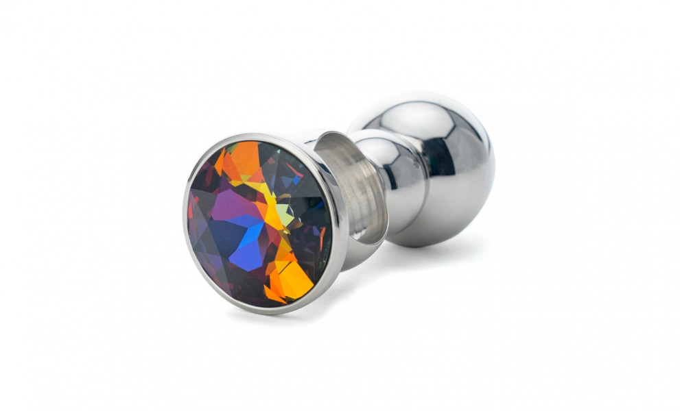 Rosebuds Love Ring Stainless Jeweled Anal Plug