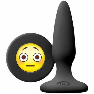 Mojis OMG Silicone Tapered Mini Butt Plug Black