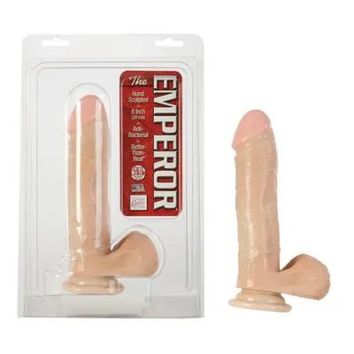 The Emperor Dildo Lifelike 8 inches Beige