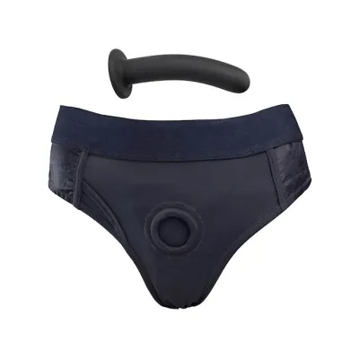 Bound Luxury Pegging Panty With Dildo Blue L xl