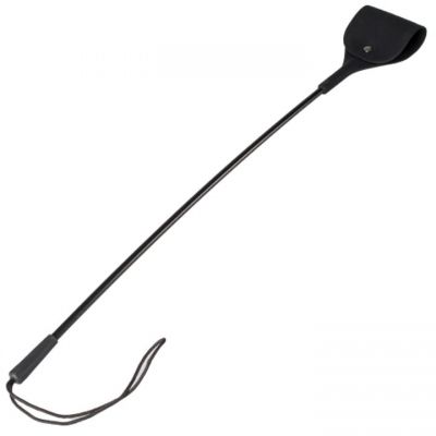 Bondara Black Silicone Riding Crop 19 Inch