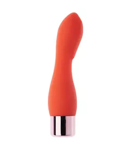 Share Satisfaction Juno Luxury Mini Vibrator - Orange — image 6 of 9