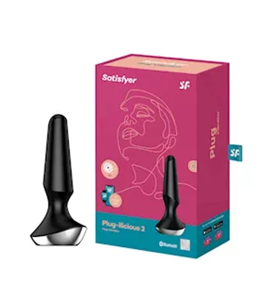 Satisfyer Plug-ilicious 2 - Black - 5.3 Inch — image 5 of 5