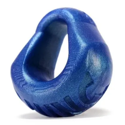 Hung Padded Cockring Oxballs Blue Balls