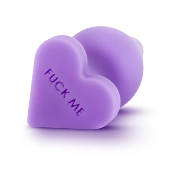 Naughtier Candy Heart Purple Butt Plug — image 5 of 6