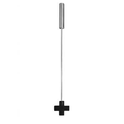 Leather Cross Tipped Crop Black Bondage Crop