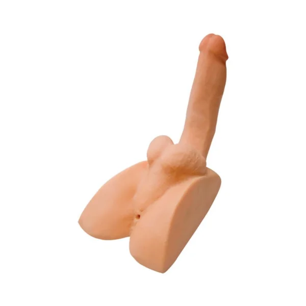 Adam Male Toys Rock Hard Cyberskin Ass Stroker With Erect Cock — image 7 of 9