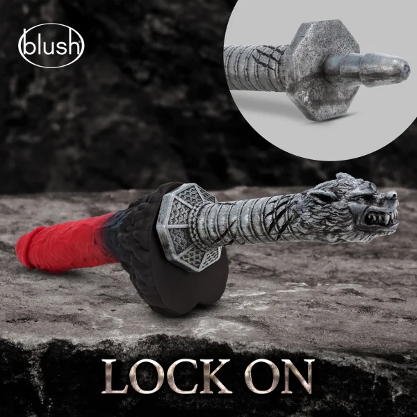 Realm Rougarou Werewolf Dildo Sword Handle by Blush