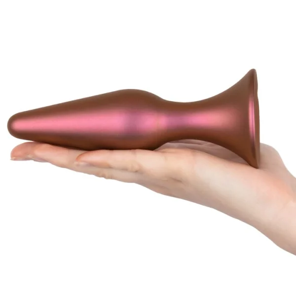 Bondara Cosmos Metallic Red Suction Butt Plug - 5 or 6 Inch