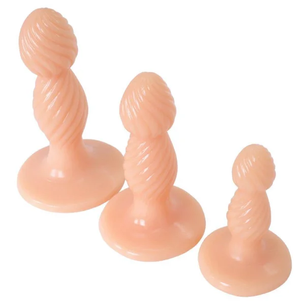 Rippled Anal Trainer Kit - Set of 3 Plugs!