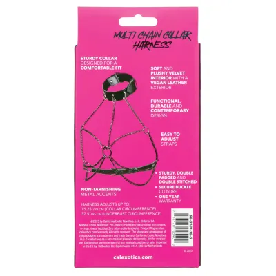 Euphoria Collection Multi Chain Collar Harness