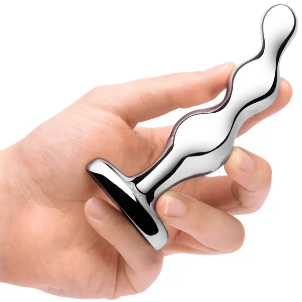 B-Vibe Stainless Steel Anal Beads