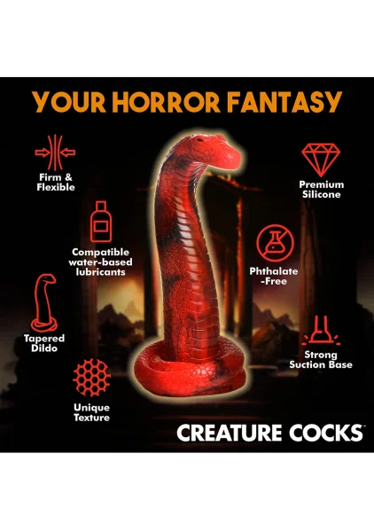 Creature Cocks - King Cobra Silicone Dildo